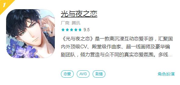 天刀之后，北极光新大招：腾讯首款恋爱游戏《光与夜之恋》亮相！